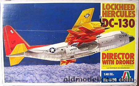 Italeri 1/48 DC-130 with Teledyne Ryan Q2C or 147 NX Firebee Drones - US Navy or USAF, 820 plastic model kit